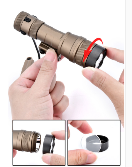 WADSN / NE RE Flashlight with Switch-Dark Earth ( DE )