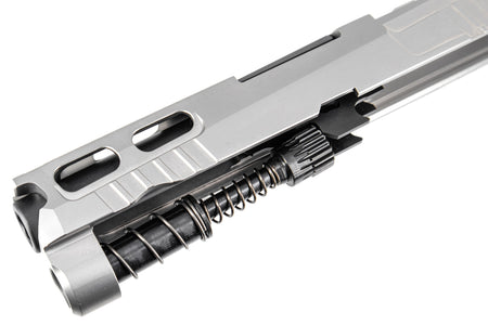 Mafio Steel Pro-Cut Style 3.9" M18 Slide Set & Barrel Set For SIG AIR / VFC P320 M18 GBB Pistol Airsoft Series ( Stainless Steel Silver )