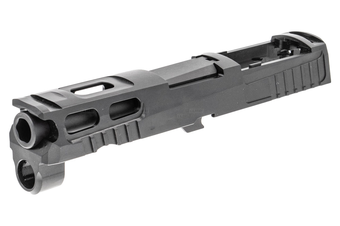 Mafio Steel Pro-Cut Style 3.9" M18 Slide Set & Barrel Set For SIG AIR / VFC P320 M18 GBB Pistol Airsoft Series ( Black )