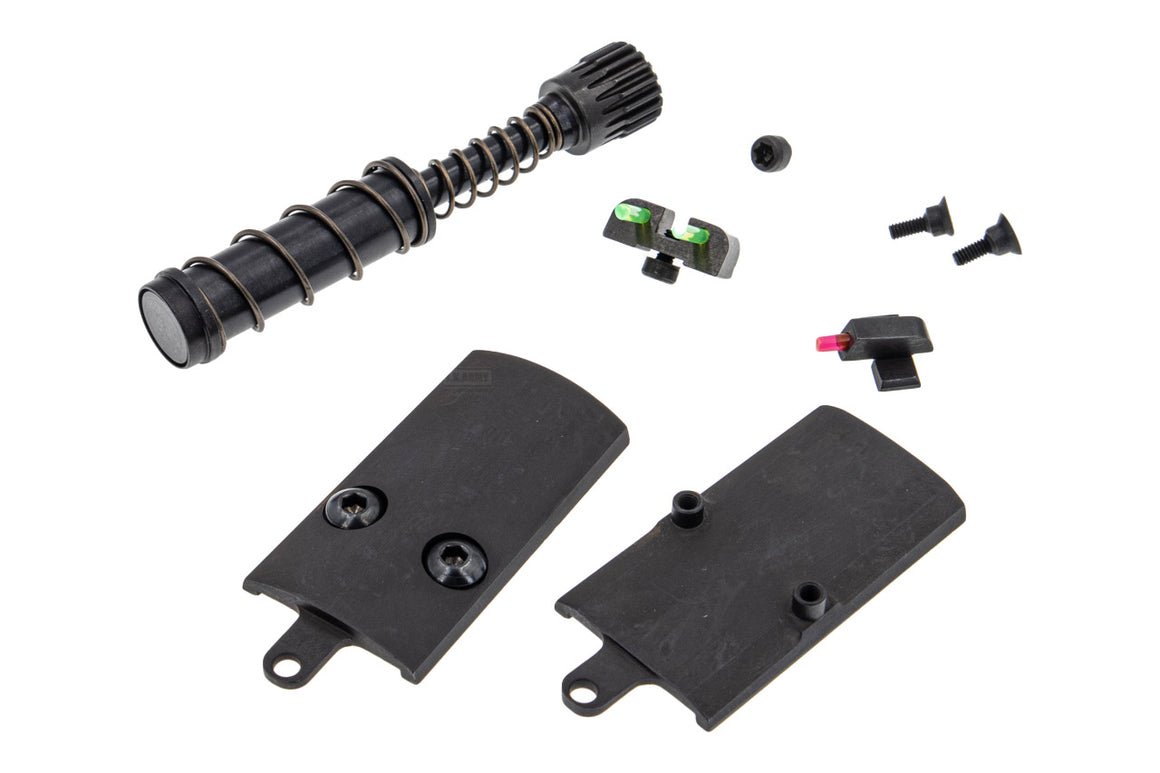 Mafio Steel Pro-Cut Style 3.9" M18 Slide Set & Barrel Set For SIG AIR / VFC P320 M18 GBB Pistol Airsoft Series ( Black )