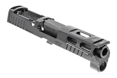 Mafio Steel Pro-Cut Style 3.9" M18 Slide Set & Barrel Set For SIG AIR / VFC P320 M18 GBB Pistol Airsoft Series ( Black )