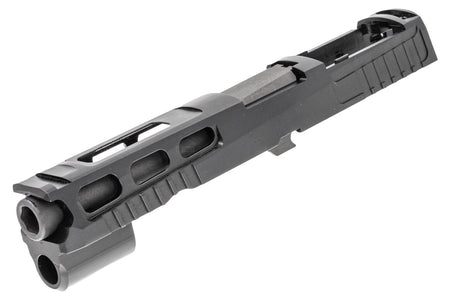 Mafio P320 Pro-Cut Type 4.7" Steel Slide & Barrel Set For SIG AIR / VFC P320 M17 GBB Pistol Airsoft Series-Silver