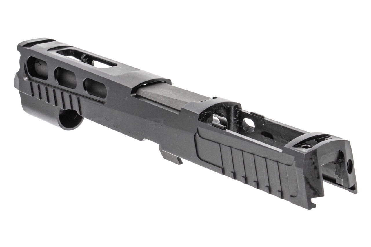 Mafio P320 Pro-Cut Type 4.7" Steel Slide & Barrel Set For SIG AIR / VFC P320 M17 GBB Pistol Airsoft Series-Silver