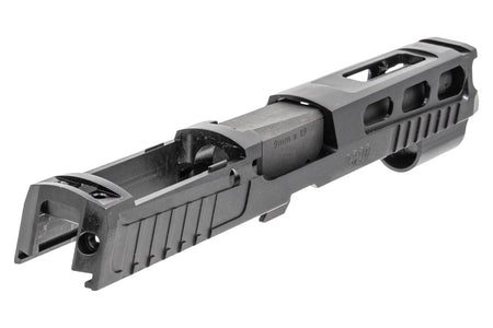 Mafio P320 Pro-Cut Type 4.7" Steel Slide & Barrel Set For SIG AIR / VFC P320 M17 GBB Pistol Airsoft Series-Silver