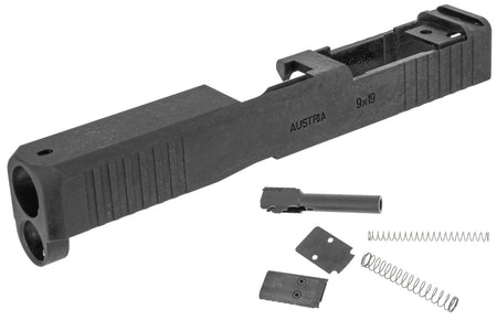 UShot G45 MOS Steel Slide Set For Umarex / VFC G45 GBB Pistol Airsoft ( Black )