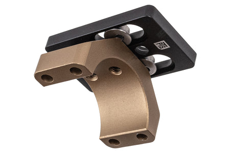PTS Unity Tactical MRDS LPVO 30mm Top Ring with Adjustable Mounting Plate-FDE