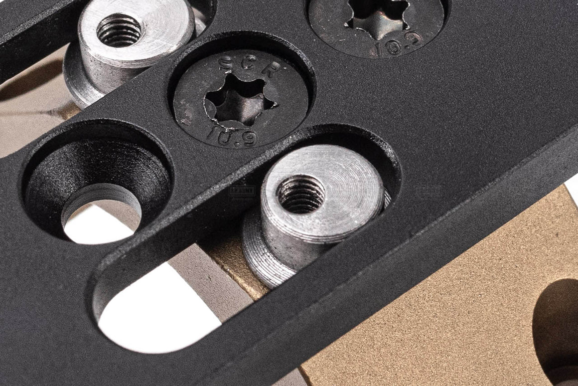 PTS Unity Tactical MRDS LPVO 30mm Top Ring with Adjustable Mounting Plate-FDE