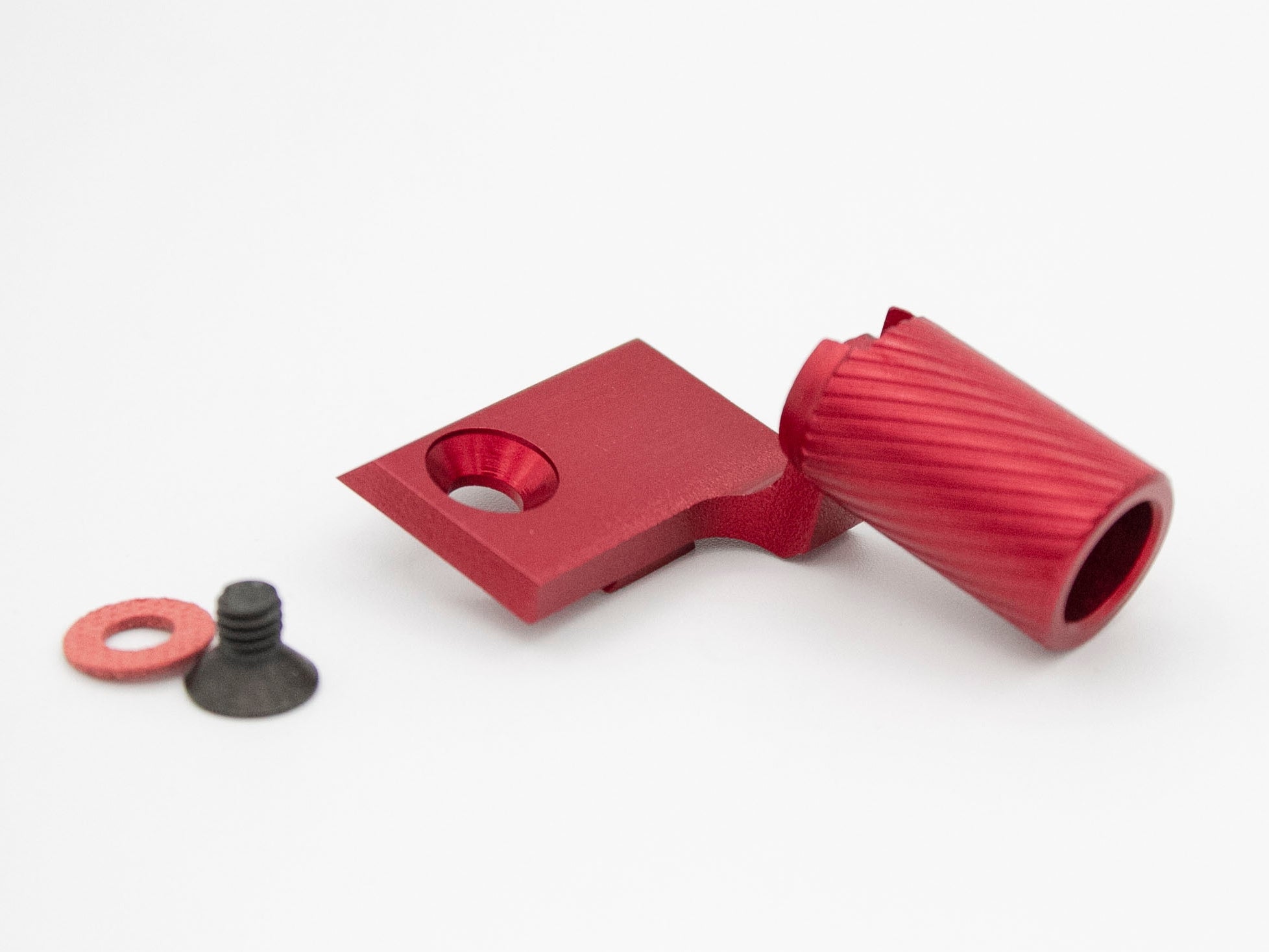 JLP V4R ( Right Side ) Slide Racker for Tokyo Marui Hi-Capa ( For Original / Bo-Mar Cut Slide ) ( 12mm Twister Handle ) (Red)