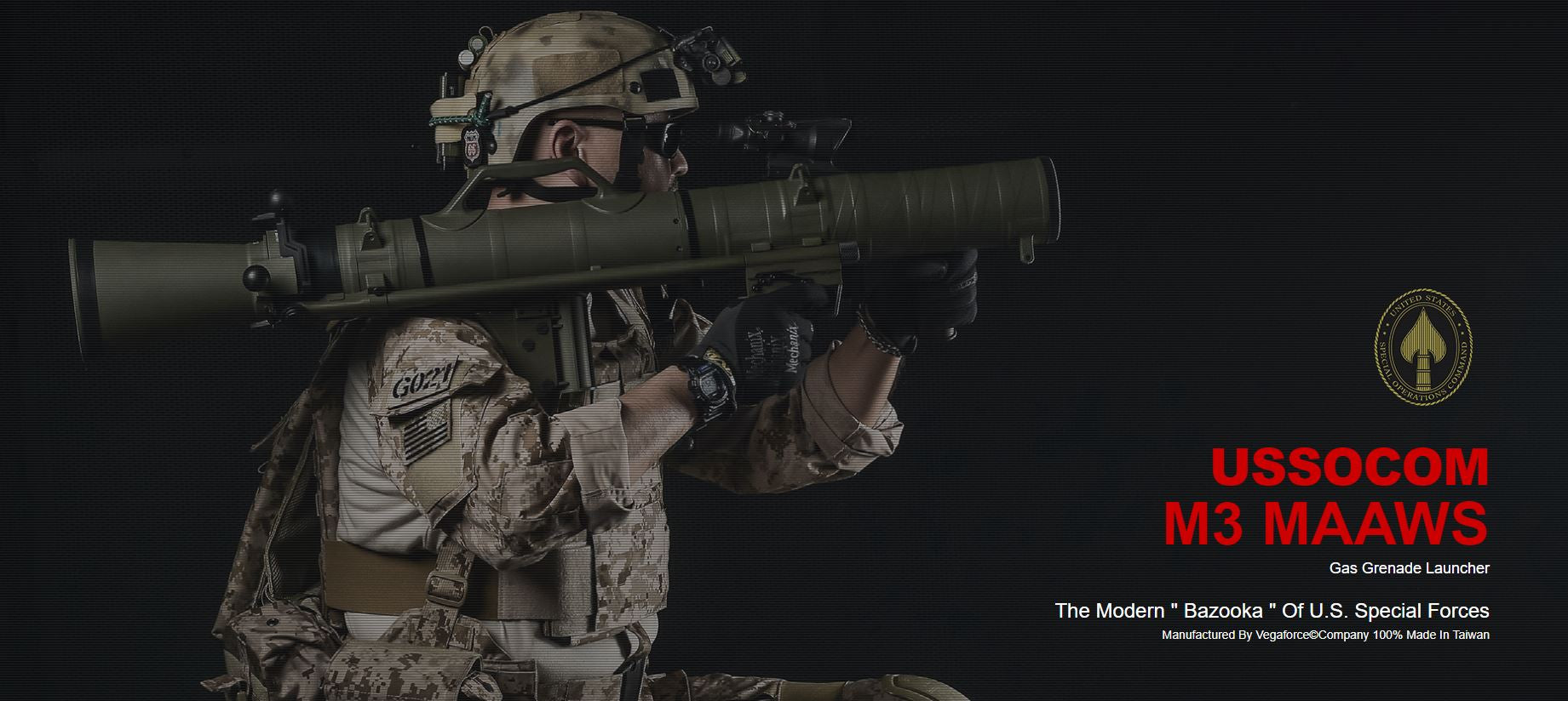 VFC US Socom M3 MAAWS Grenade Launcher Airsoft ( OD )