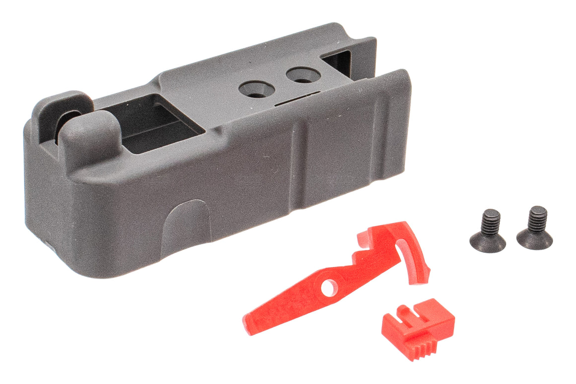 VFC V3 Magazine Cap Lip / Bolt Catch Lever Set For VFC M4 Gas Magazine ( Grey ) ( Original Replacement Parts )
