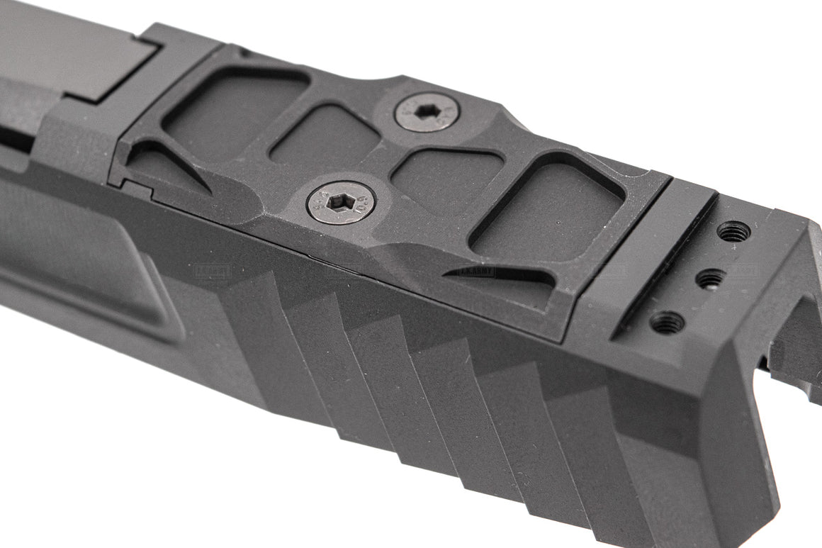 Nova NSO Reptile Cut Style Aluminum Slide Set for SIG AIR / VFC P320 M17 M18 GBBP Series ( Black )