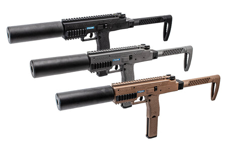 VORSK VMP-1 SMG GBB Airsoft ( With Barrel Extension & Extra Magazine ) -Grey