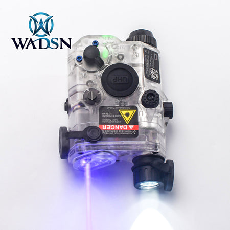 WADSN / NE PEQ LA-5C UHP APPEARANCE VER ( BK / DE ) ( Red / Green / Blue Laser )-Dark Earth ( DE )-Red Laser