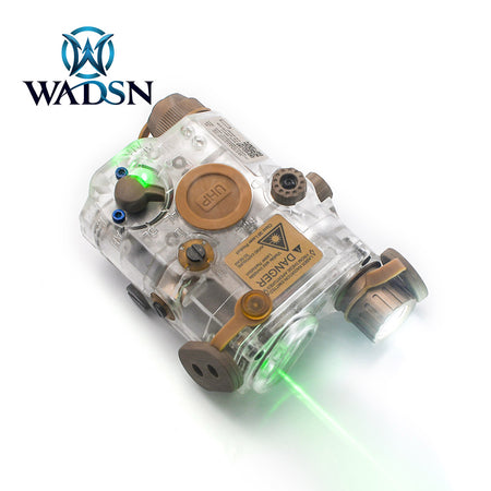 WADSN / NE PEQ LA-5C UHP APPEARANCE VER ( BK / DE ) ( Red / Green / Blue Laser )-Dark Earth ( DE )-Red Laser
