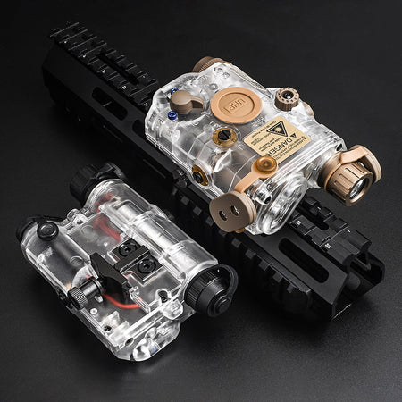 WADSN / NE PEQ LA-5C UHP APPEARANCE VER ( BK / DE ) ( Red / Green / Blue Laser )-Dark Earth ( DE )-Red Laser