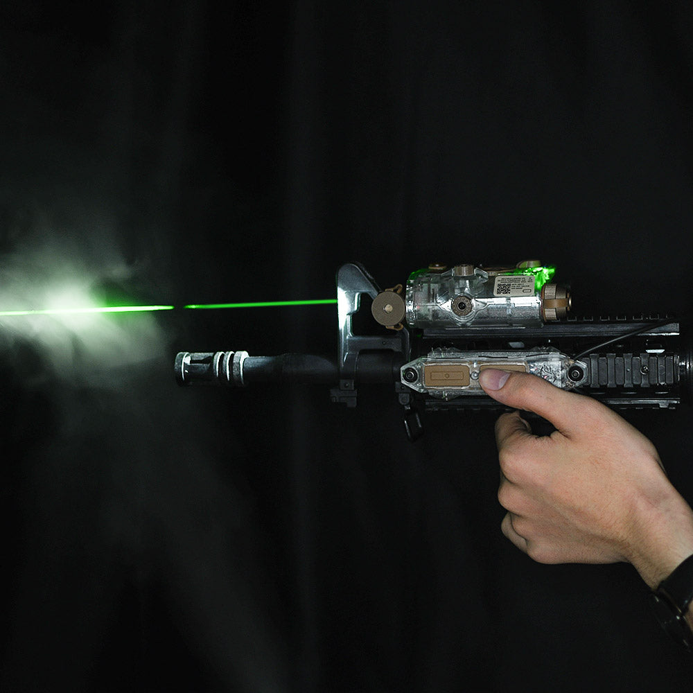 WADSN / NE PEQ LA-5C UHP APPEARANCE VER ( BK / DE ) ( Red / Green / Blue Laser )-Dark Earth ( DE )-Red Laser