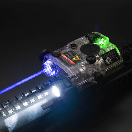 WADSN / NE PEQ LA-5C UHP APPEARANCE VER ( BK / DE ) ( Red / Green / Blue Laser )-Dark Earth ( DE )-Red Laser