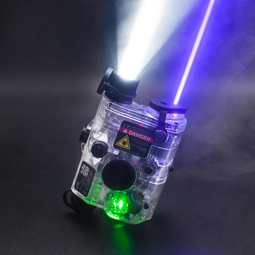 WADSN / NE PEQ LA-5C UHP APPEARANCE VER ( BK / DE ) ( Red / Green / Blue Laser )-Dark Earth ( DE )-Red Laser