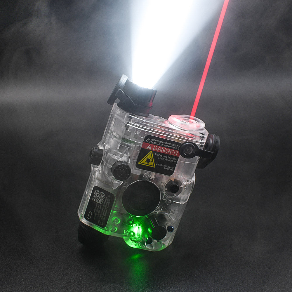 WADSN / NE PEQ LA-5C UHP APPEARANCE VER ( BK / DE ) ( Red / Green / Blue Laser )-Dark Earth ( DE )-Red Laser