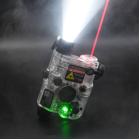 WADSN / NE PEQ LA-5C UHP APPEARANCE VER ( BK / DE ) ( Red / Green / Blue Laser )-Dark Earth ( DE )-Red Laser