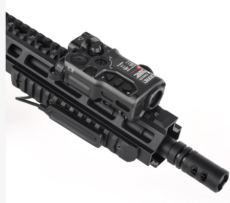 WADSN RAID X Style Airsoft Laser Drive ( IR & Red / Green / Blue Laser ) ( Aluminum )-Black-Red & IR Laser