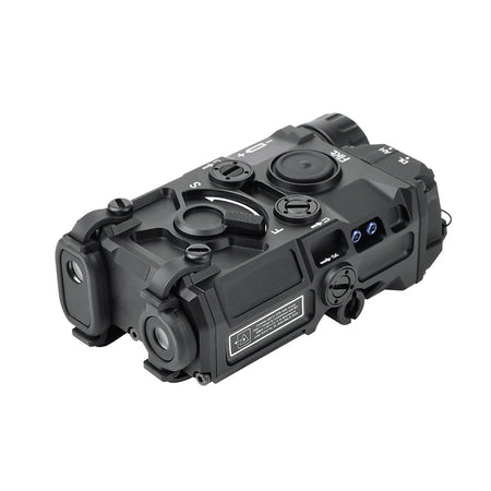 WADSN ET OGL Style Airsoft Laser Drive ( IR & Red / Green / Blue Laser ) ( Aluminum )-Blue & IR Laser-Black