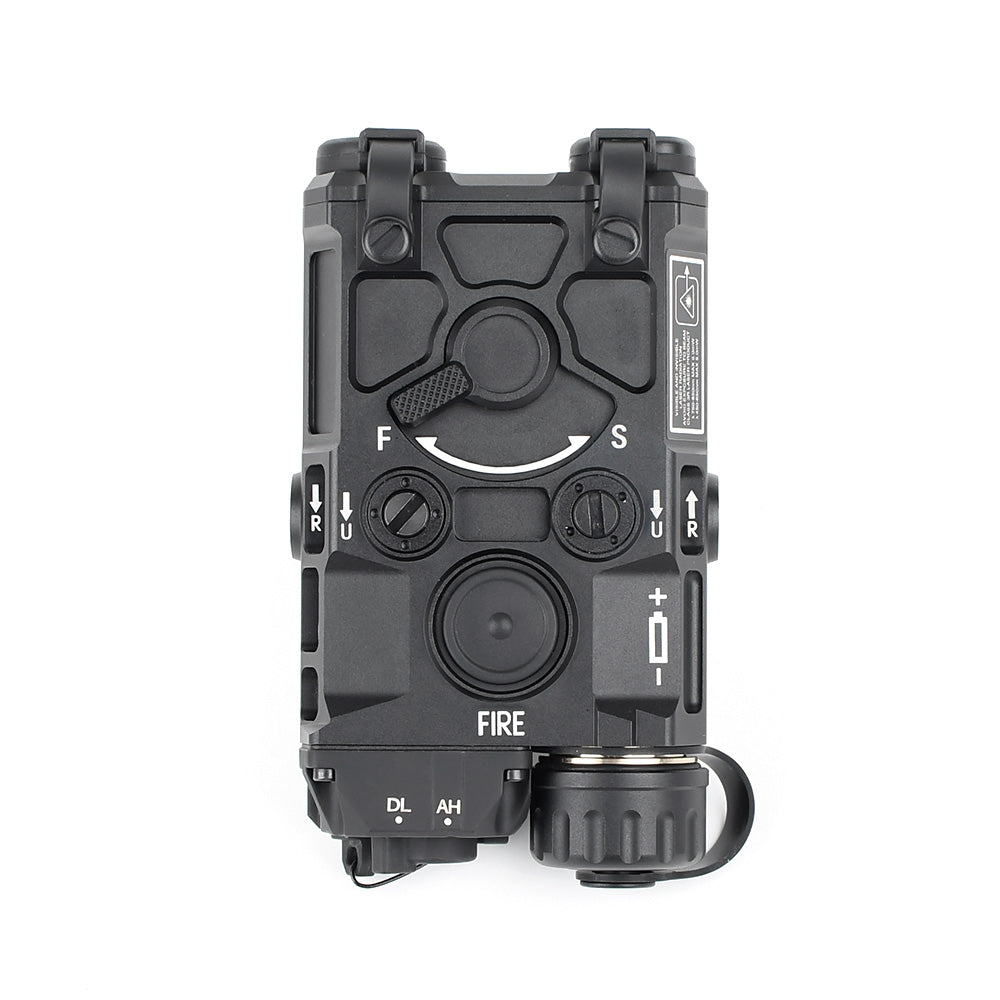 WADSN ET OGL Style Airsoft Laser Drive ( IR & Red / Green / Blue Laser ) ( Aluminum )-Blue & IR Laser-Black