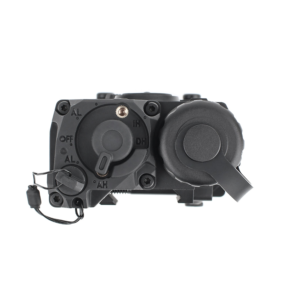 WADSN ET OGL Style Airsoft Laser Drive ( IR & Red / Green / Blue Laser ) ( Aluminum )-Blue & IR Laser-Black