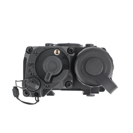 WADSN ET OGL Style Airsoft Laser Drive ( IR & Red / Green / Blue Laser ) ( Aluminum )-Blue & IR Laser-Black