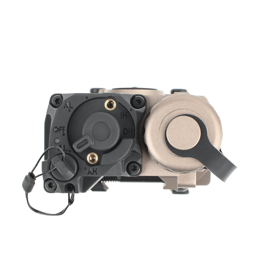 WADSN ET OGL Style Airsoft Laser Drive ( IR & Red / Green / Blue Laser ) ( Aluminum )-Blue & IR Laser-Black