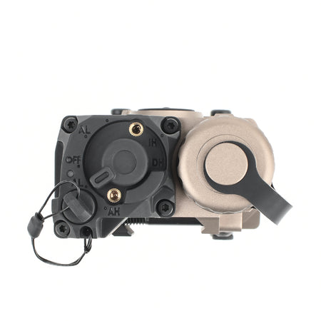 WADSN ET OGL Style Airsoft Laser Drive ( IR & Red / Green / Blue Laser ) ( Aluminum )-Blue & IR Laser-Black