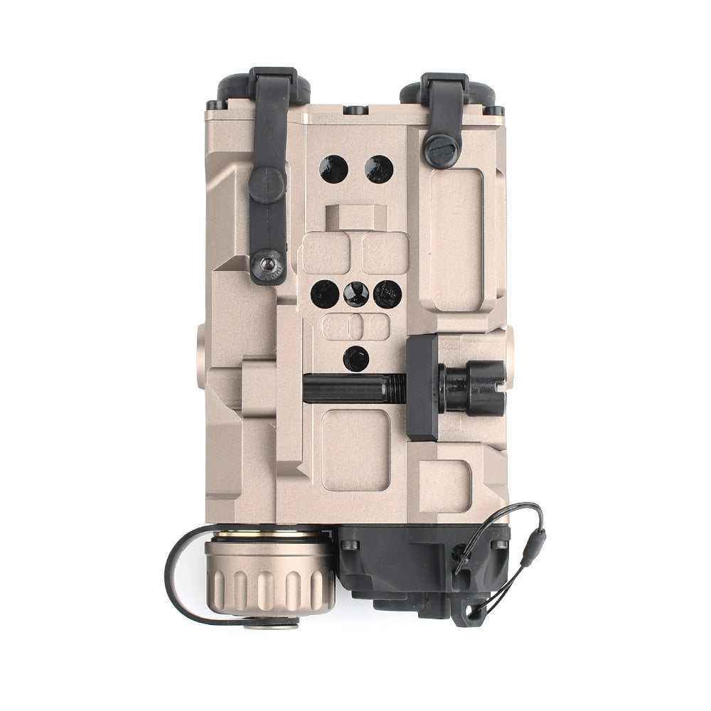 WADSN ET OGL Style Airsoft Laser Drive ( IR & Red / Green / Blue Laser ) ( Aluminum )-Blue & IR Laser-Black