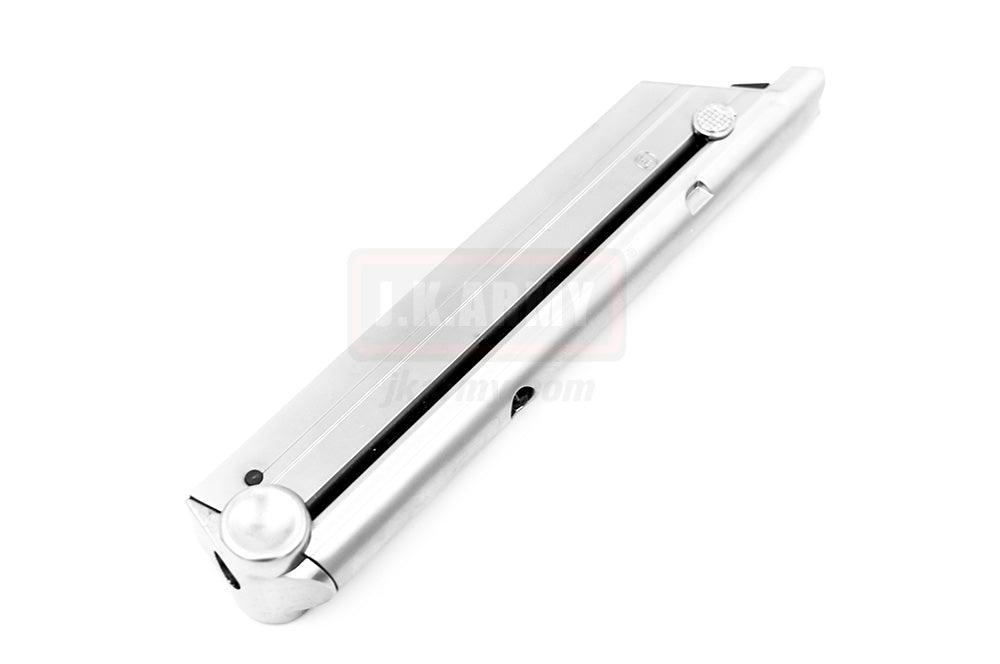 WE 15 Rds Magazine for Luger P08 GBB ( LGMG01 ) ( Silver )