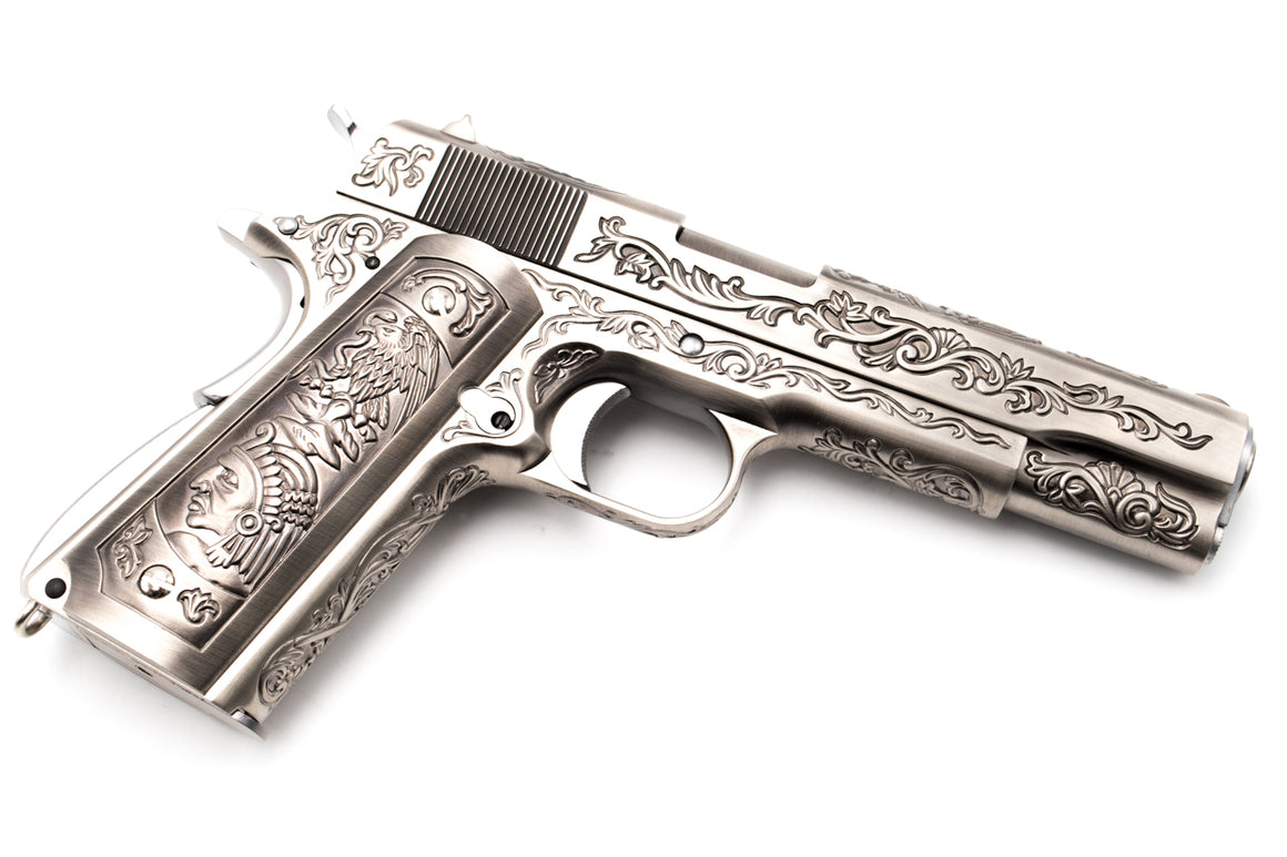 WE 1911 Classic Floral Pattern GBB Pistol Airsoft