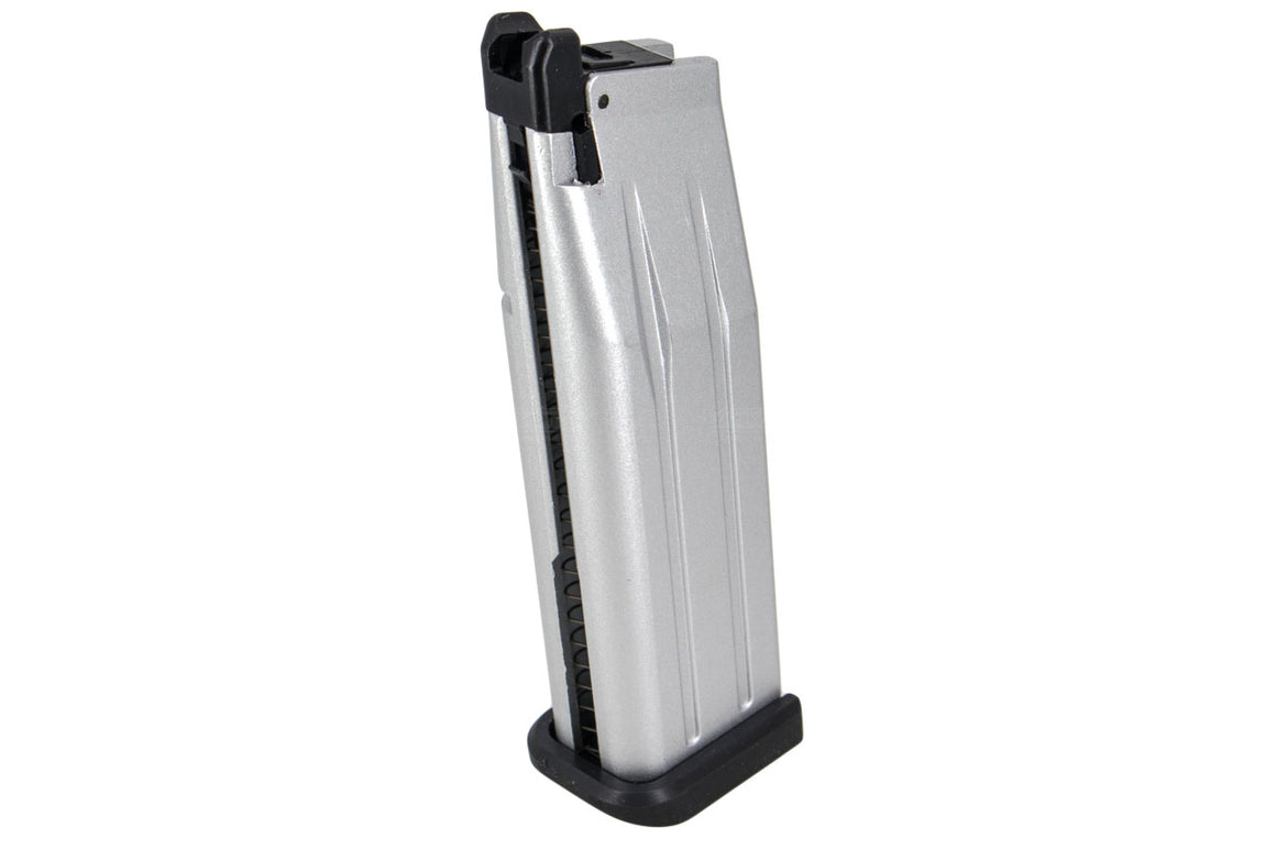WE 28rd Gas Magazine for Hi-Capa 4.3 GBB Pistol - Silver