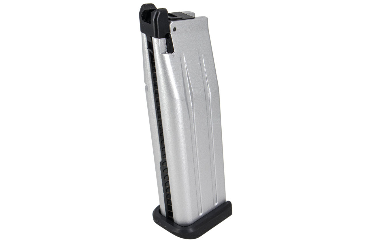 WE 28rd Gas Magazine for Hi-Capa 4.3 GBB Pistol - Silver