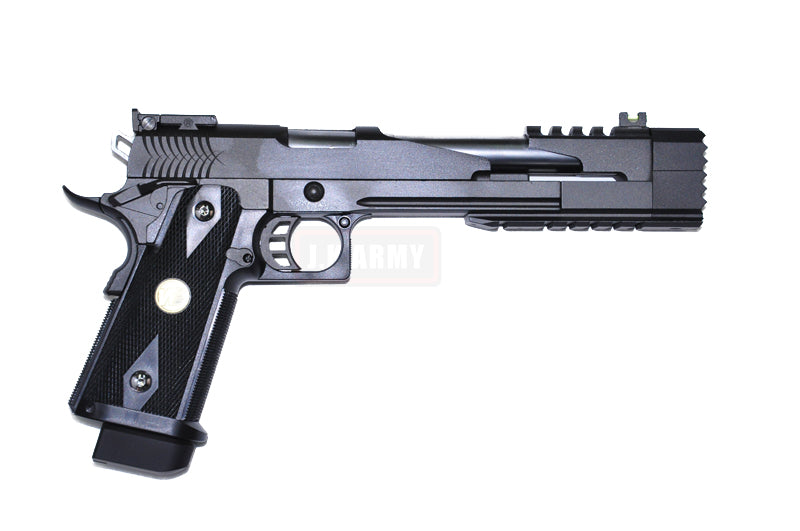 WE HI-CAPA 7inch Dragon B Full Metal GBB Pistol ( Black )