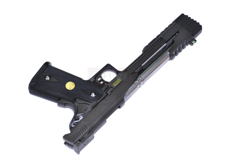 WE HI-CAPA 7inch Dragon B Full Metal GBB Pistol ( Black )