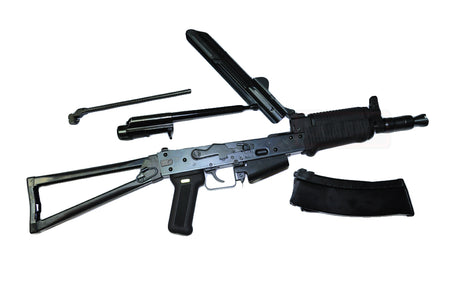 WE AK74 UN GBB Gas Blow Back Rifle ( Black )