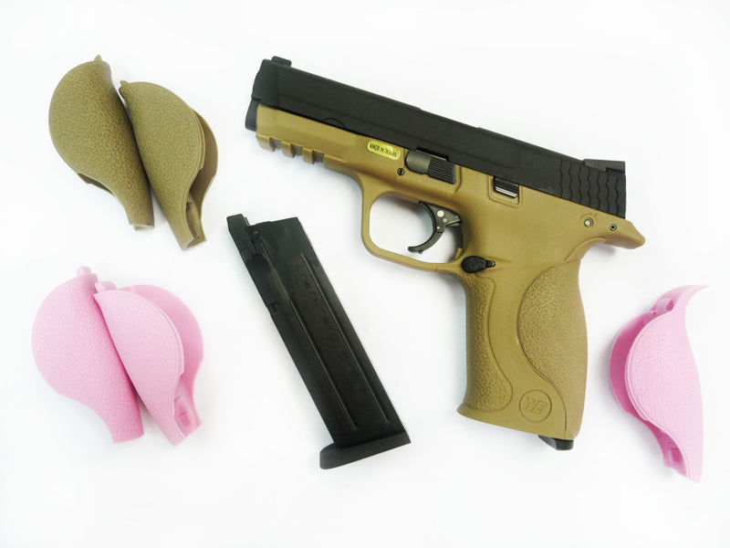 WE Toucan Metal Slide GBB Pistol ( Tan ) ( BK Slide, Tan Frame )