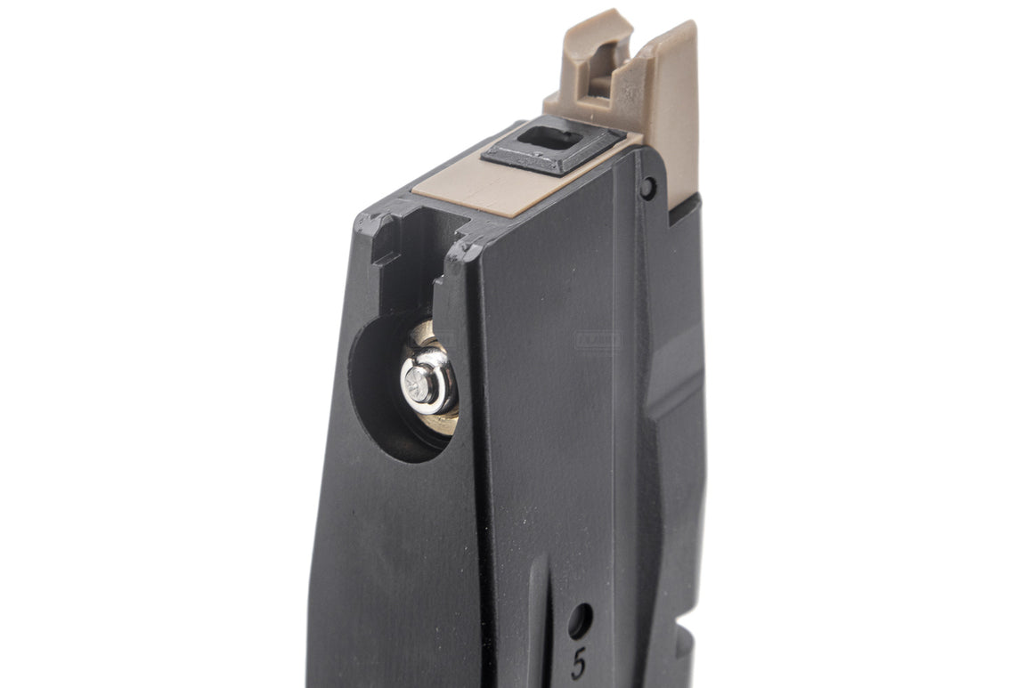 WE F17 V2 GBB Pistol Airsoft ( Black / DE )-Dark Earth ( DE )