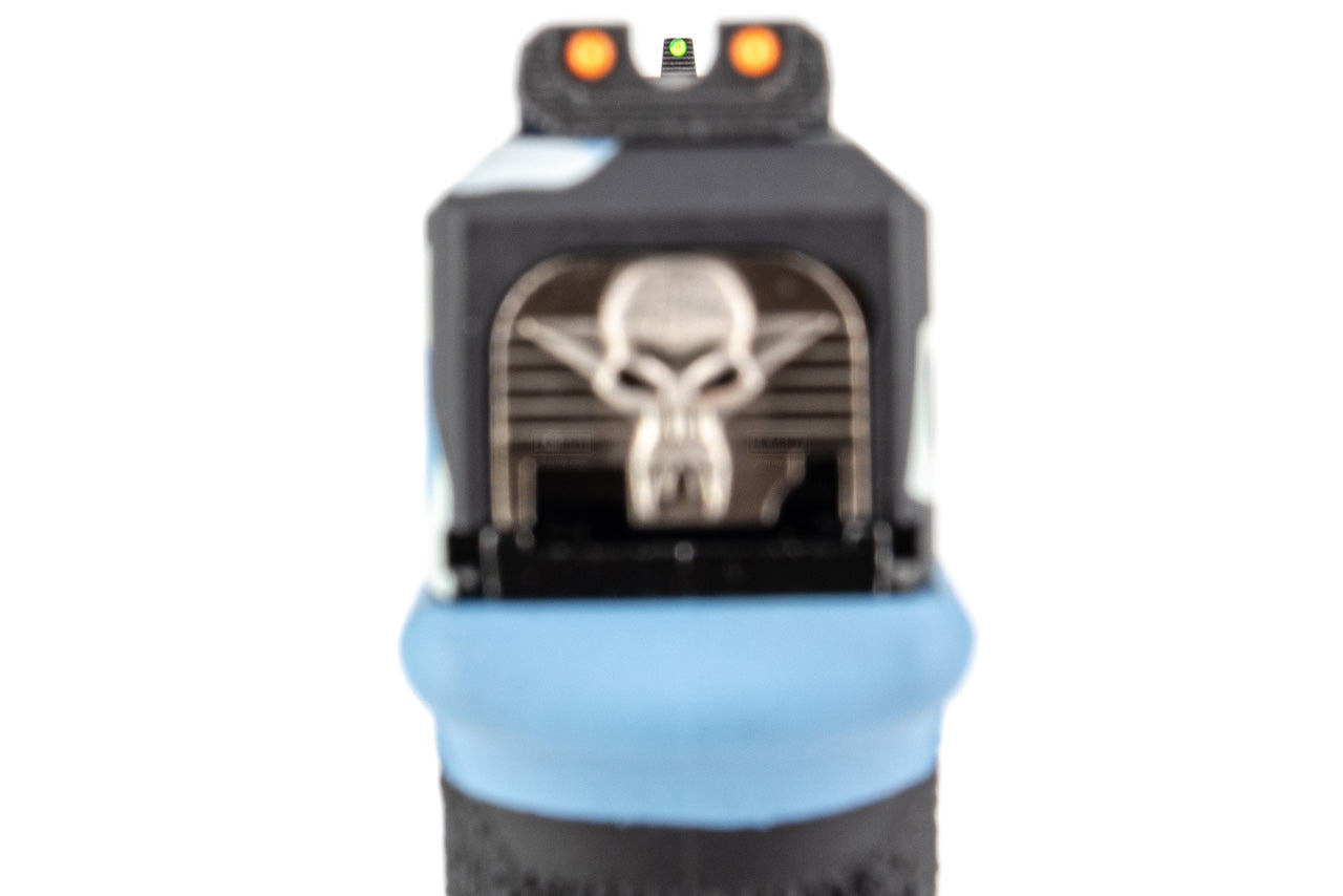 WE Secret Camo Blue Ver Metal Slide GBB Pistol Airsoft ( Semi-Auto / Full Auto )