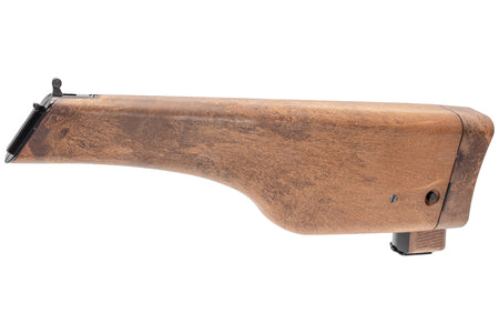 WE New Browning Hi-Power MK3 with Wood Style Kit GBB Pistol Airsoft-Silver