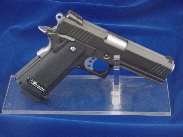 WE Hi-Capa 4.3 GBB Pistol (Black / Silver)
