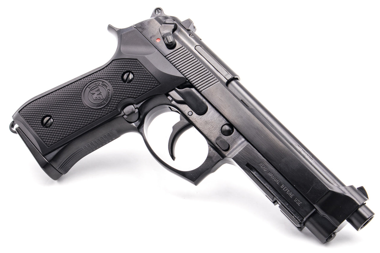 WE M9A1 Rail Full Metal Airsoft GBB Pistol ( Black )