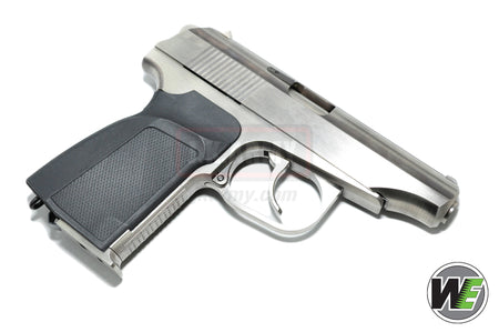 WE Makarov Gas GBB Pistol with Dummy Suppressor ( Silver )