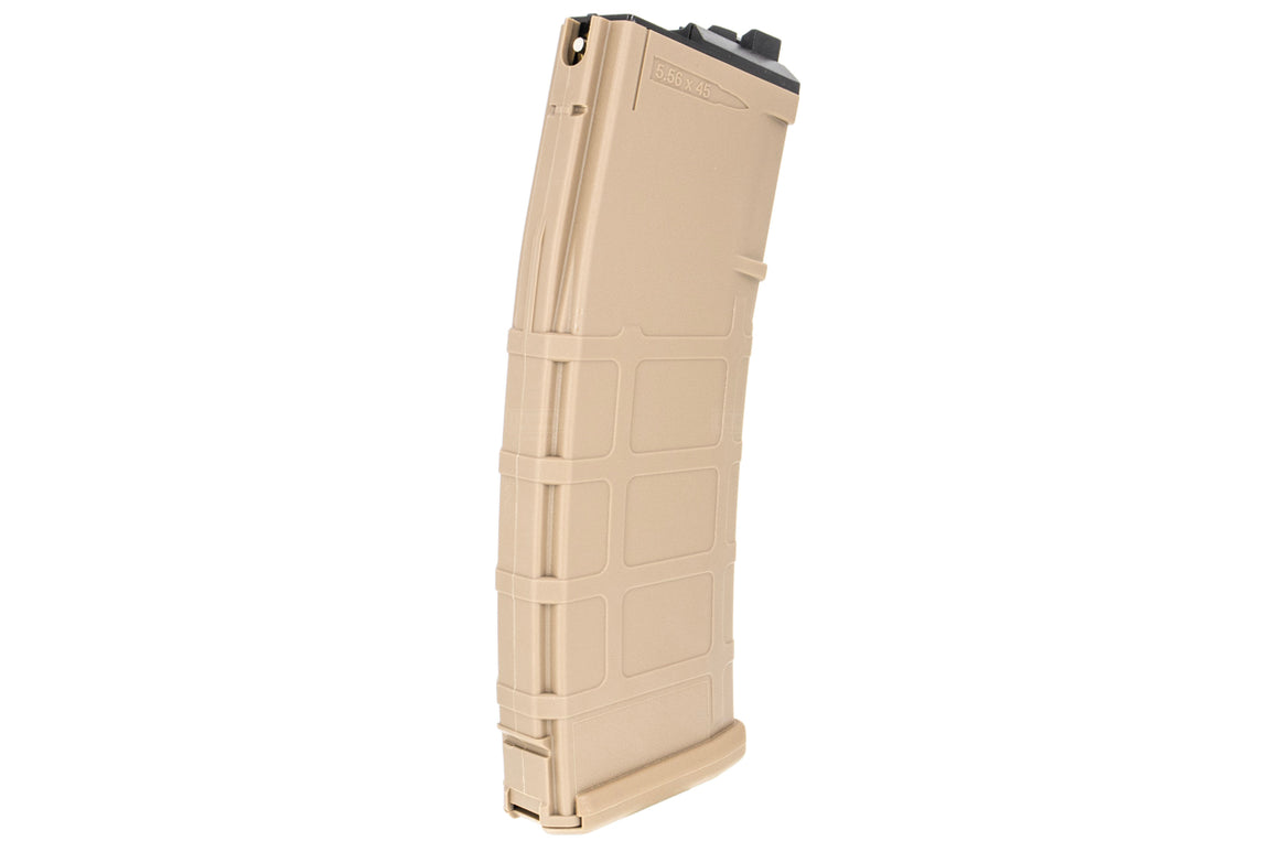 WE MUSOKEN P Style M4 GBB 30Rds Gas Magazine for WE M4 AR 416 GBB Series ( DE ) ( Open Chamber System )