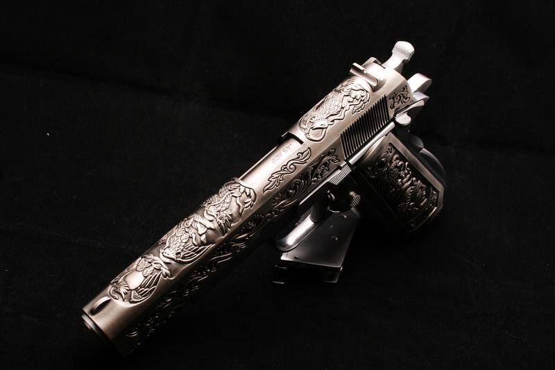 WE 1911 Classic Floral Pattern GBB Pistol Airsoft