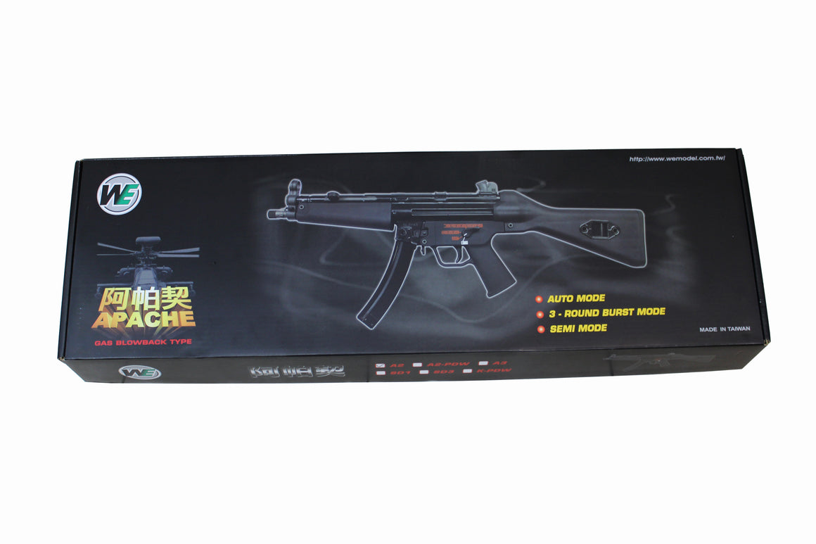 WE Apache NP5 A2 Full Metal GBB ( BK )