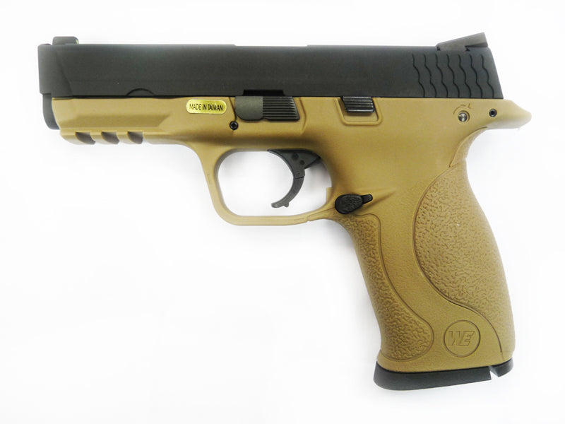 WE Toucan Metal Slide GBB Pistol ( Tan ) ( BK Slide, Tan Frame )